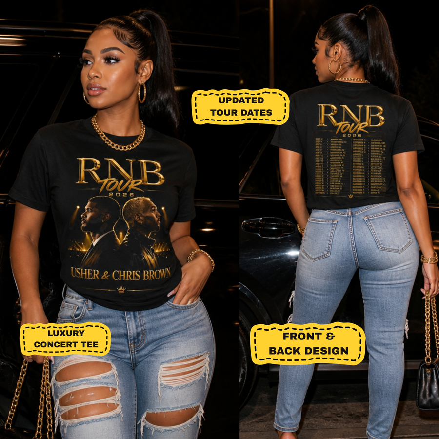 Chris Brown & Usher Oversized Tee