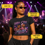 Usher Raymond & Chris Brown Crop Top