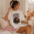 Gothic Girly Graphic Oversize Tee