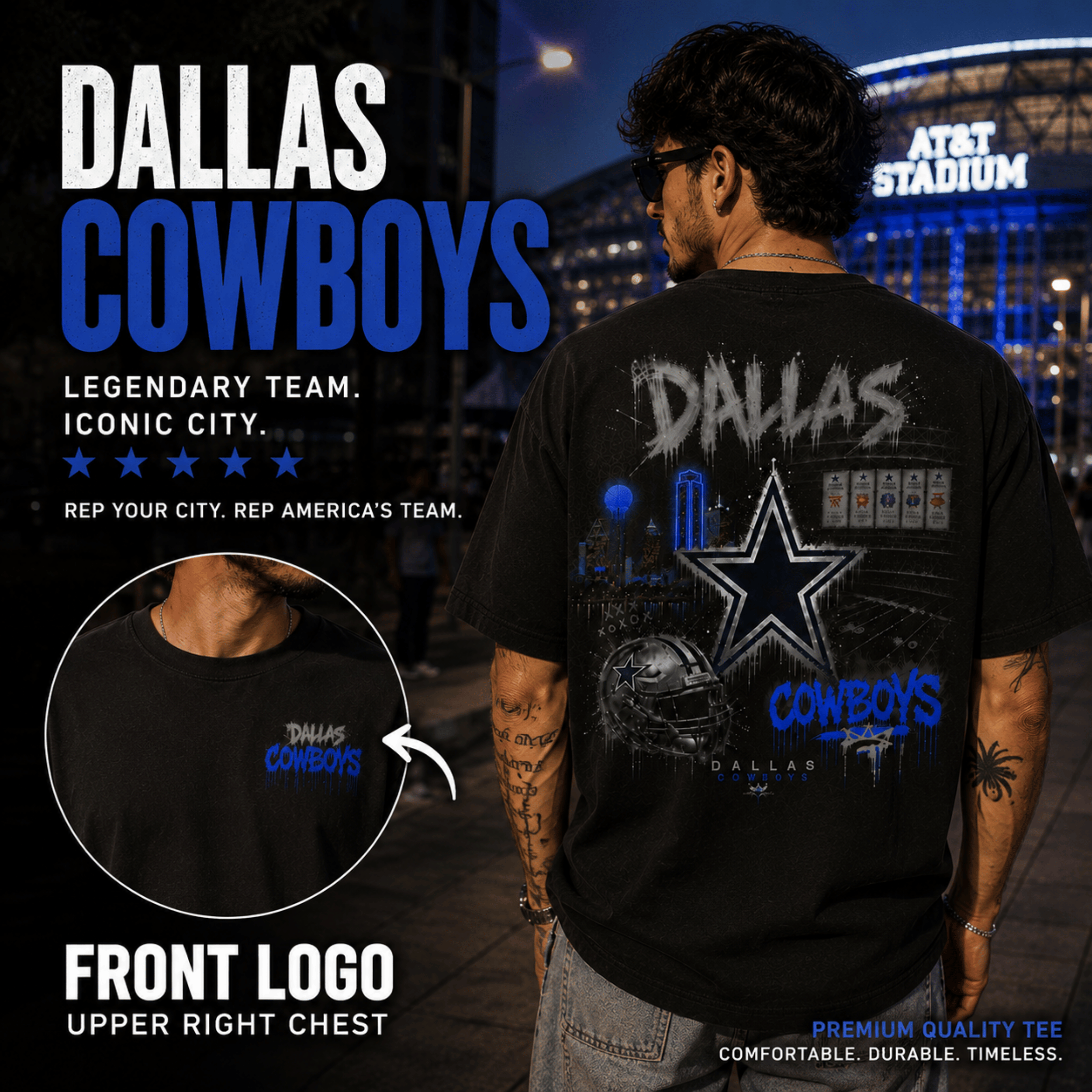Dallas Cowboys Graphic Tee