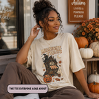 Pumpkin Ghost Halloween Graphic Tee