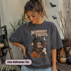 Pumpkin Ghost Halloween Graphic Tee