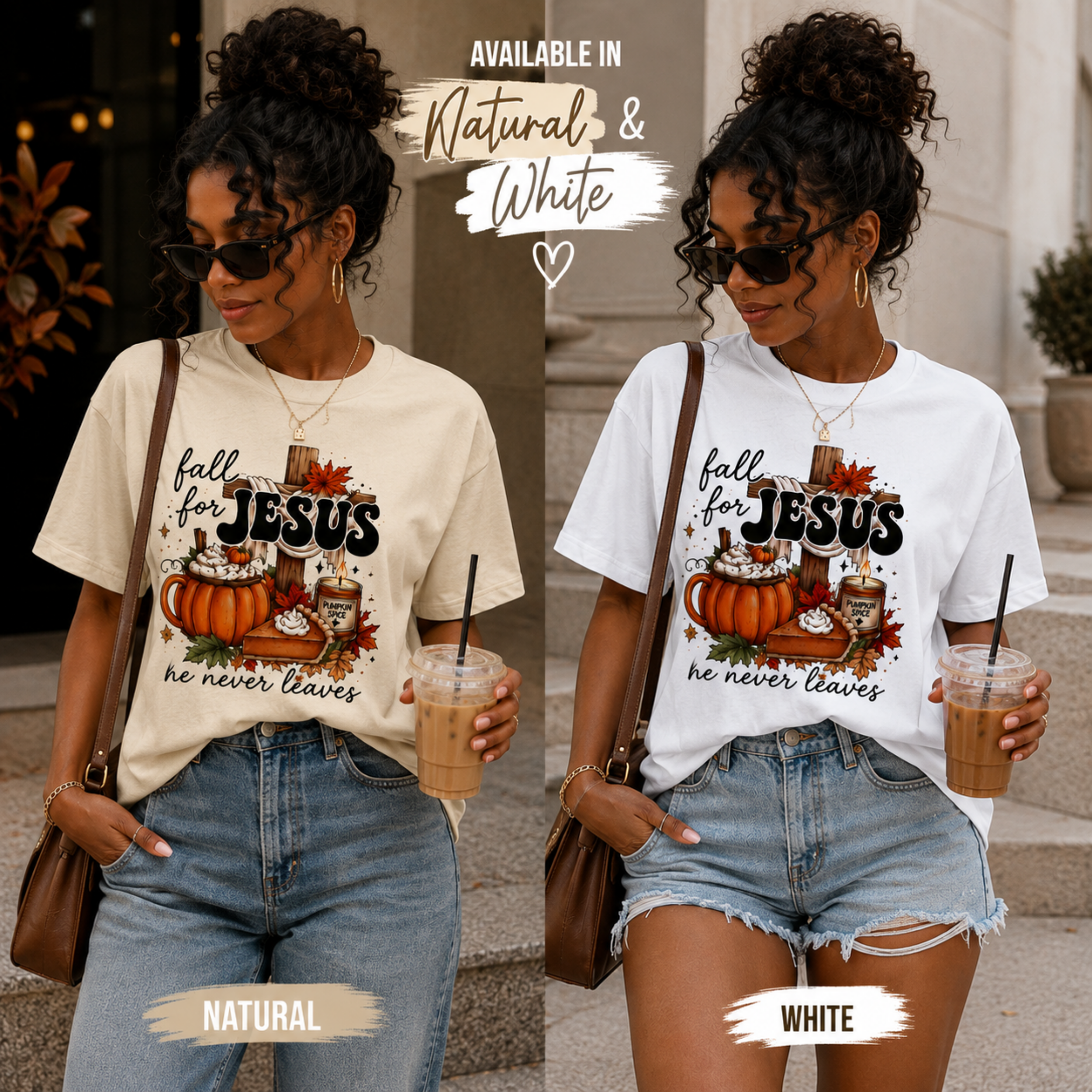 Fall for Jesus Oversized Tee