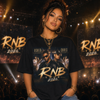Usher Raymond and Chris Brown Concert Oversized Tee